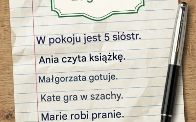 Zagadka logiczna z 2 linami: 5-minutowy trening mózgu (rozwiązanie w zestawie)