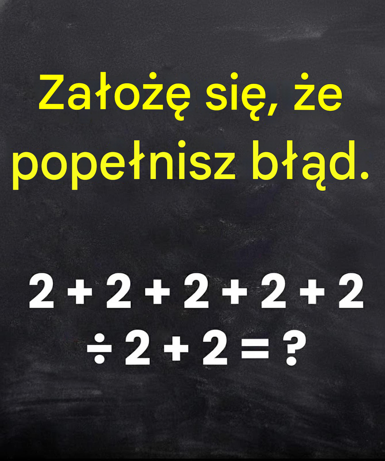 99% ludzi wykonuje te obliczenia źle — czy potrafisz zrobić to poprawnie?