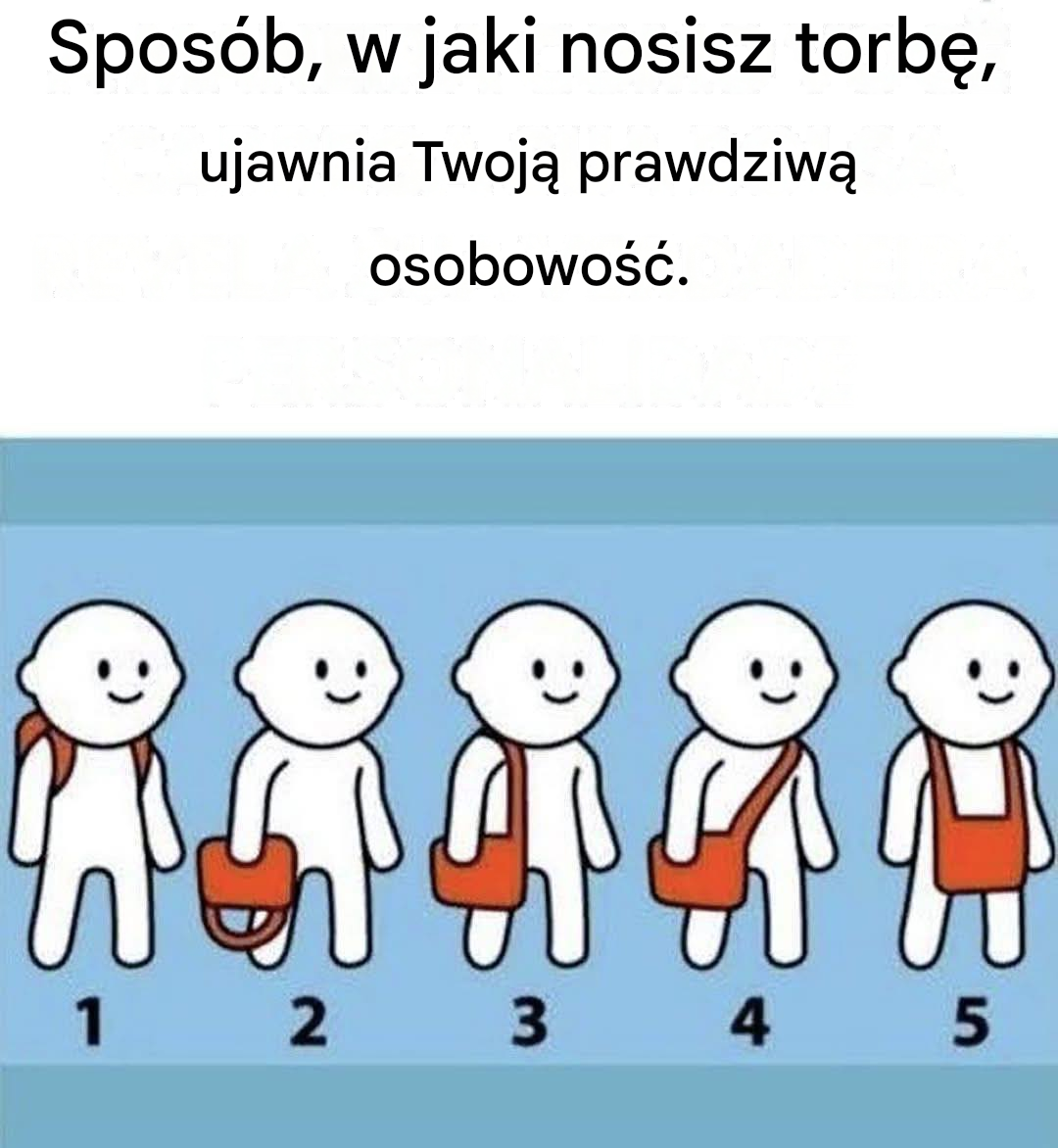 Czy wiesz, że sposób w jaki nosisz torbę, ujawnia Twoją osobowość?