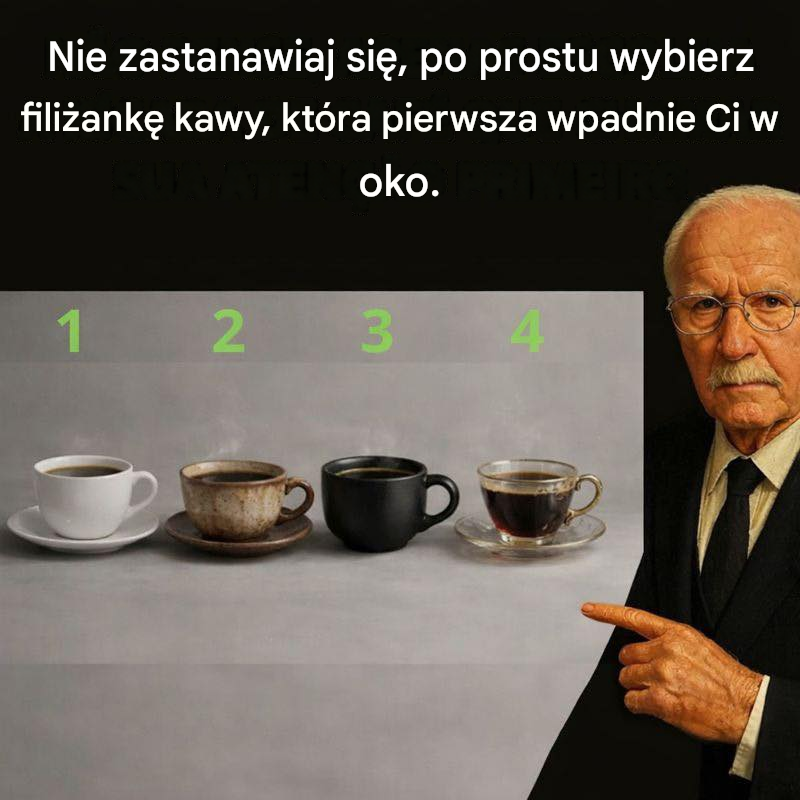 Test psychologiczny: wybierz filiżankę kawy i zobacz, co mówi ona o Twoim wnętrzu.