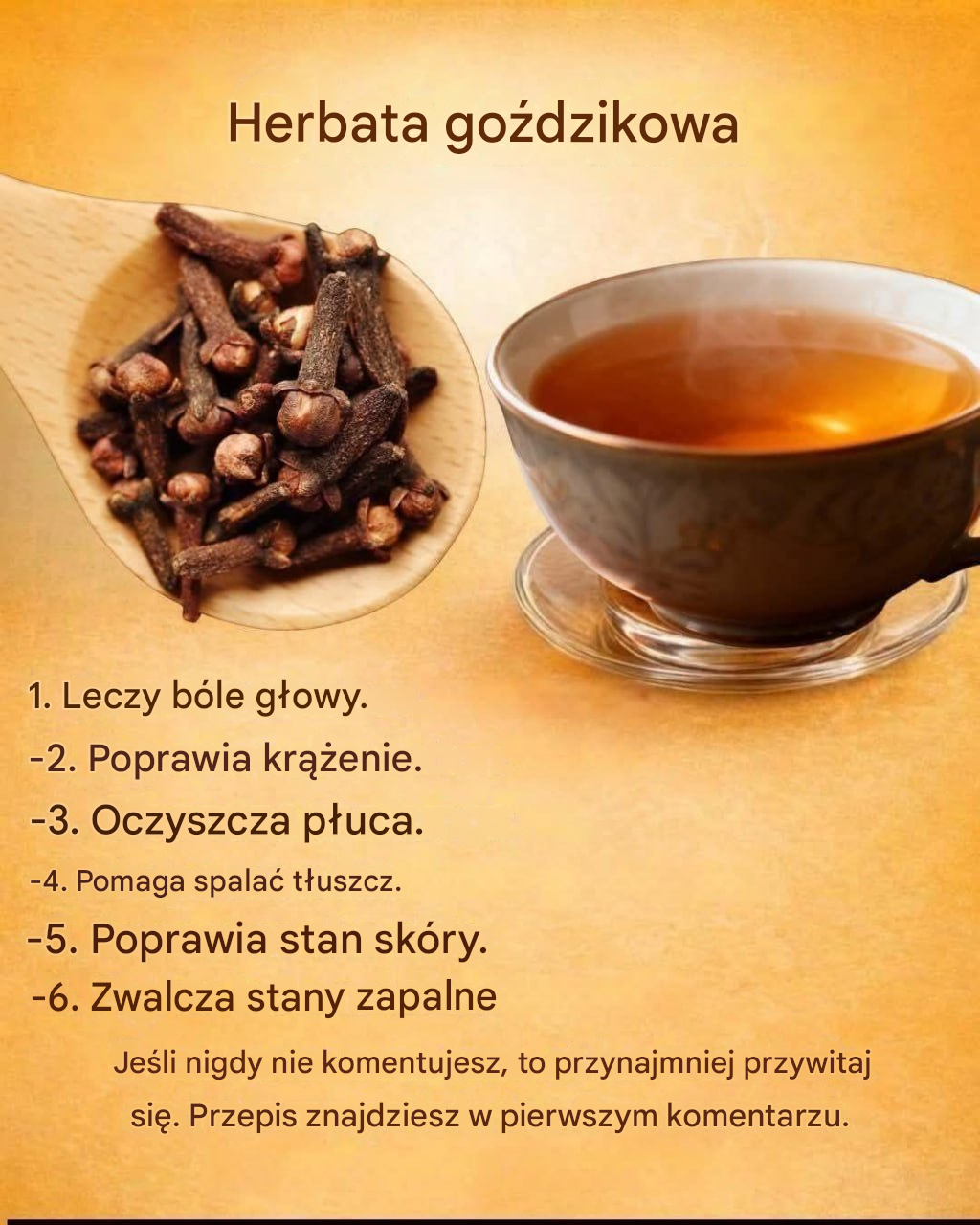 Starożytny sekret Twojej półki z przyprawami: 18 sprawdzonych sposobów, w jaki herbata goździkowa zmienia Twoje zdrowie, metabolizm i długowieczność