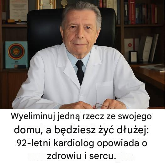 Usuń ten przedmiot ze swojego domu i wydłuż swoje życie: rada kardiologa, który dożył 92 lat.