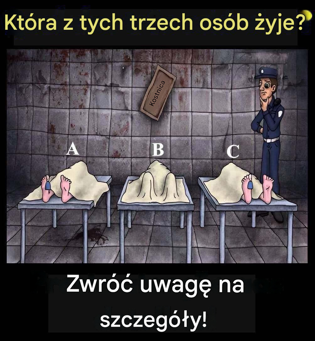 Zagadka wizualna: czy potrafisz stwierdzić, kto jeszcze żyje?