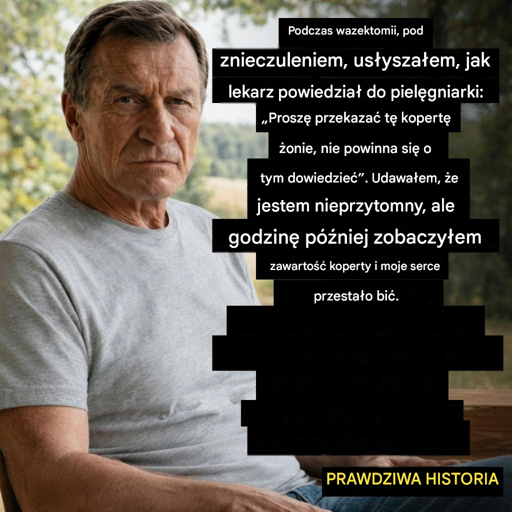 Znieczulenie nie zadziałało, a ja podsłuchałem rozmowę, która ujawniła prawdę ukrywaną przez lata.