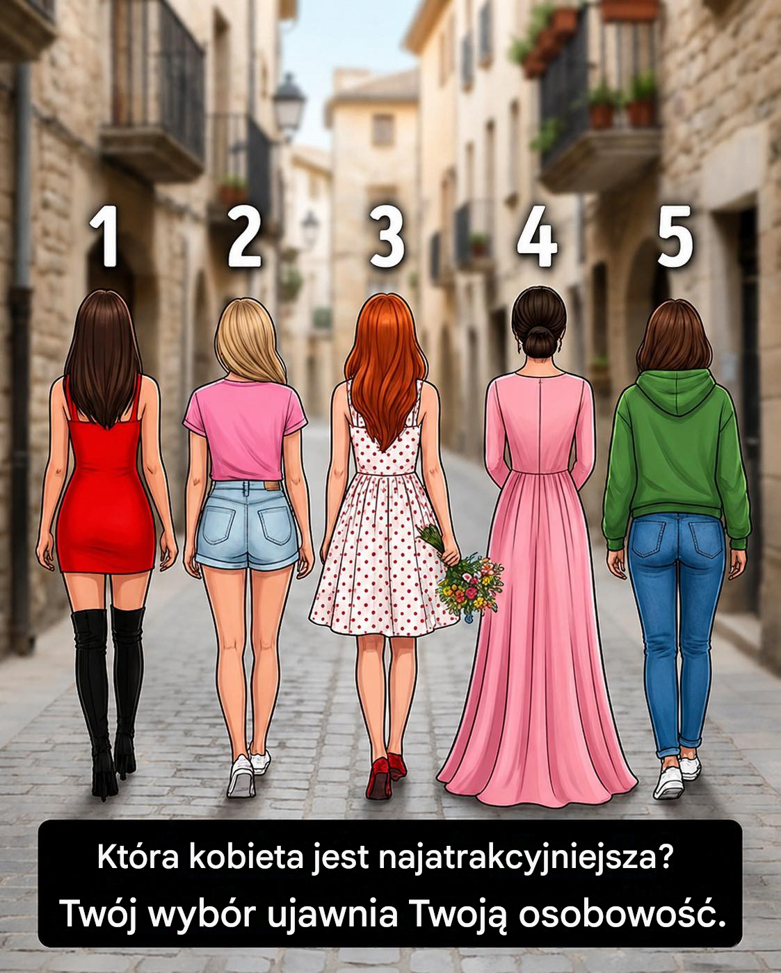 Która kobieta jest najatrakcyjniejsza? Twój wybór ujawnia Twoją osobowość.