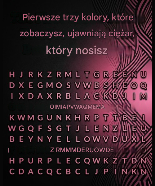 Pierwsze trzy kolory, które zobaczysz, ujawniają ciężar, jaki nosisz… Zobacz więcej
